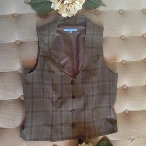 Antonio Melani Plaid Vest